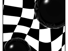 체커보드/블랙 배경화면 공유