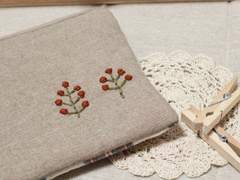 핸드메이드 자수 파우치