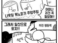 나뭇잎 케노피 사러갔다