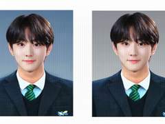 엔하이픈 정원 양정원 남강 한림 교복 증명사진 도안