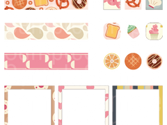 베이커리 스티커