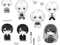 타카긴 스티커 도안