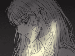 만월 속에서 네가 유영했다.