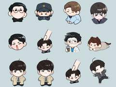 정경호 스티커 도안 유료배포