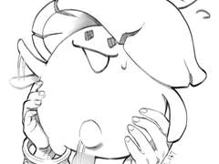 원신 손풀기 낙서 아란나라와 무슈냥