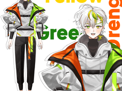 버츄얼 일러스트 (리깅x)