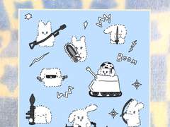 폭력토끼 굿노트 스티커