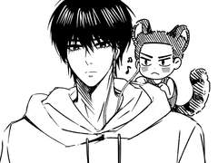 어깨 위 백호랑이