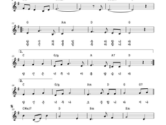 [사호 평온자의 전자 악보][단선]생일 하례 노래 *멤버십 전용