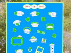 클로버 강아지 굿노트 스티커