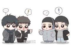 [탱댐/우명] 데이트하다 마주쳤다