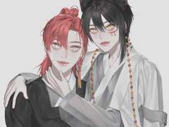 여름비님 커미션-꽃고비 2인