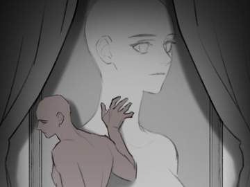 이사벨 초상화를 훼손하는 쿼드