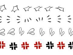 만화적 표현 브러쉬