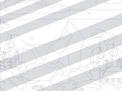 컬러링시트 0021 : landscape_rock-mountain_mountain_tree_creek