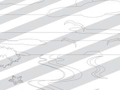 컬러링시트 0022 : landscape_scenery_beach_sea_coast