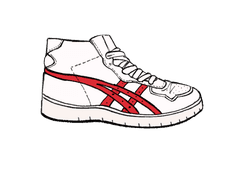 정대만 농구화 아크릴 키링 도안