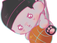 슬램덩크 밤우성 + 데롱대만 키링 도안 공유