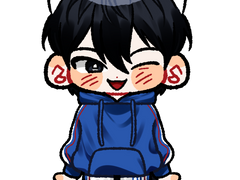 가비지타임 여우뱅 키링 도안