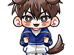 가비지타임 상호멍 키링 도안