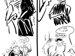 백호소연 태섭한나 낙서 한장