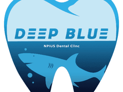 딥 블루 로고 키링 도안