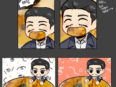 영웅 중그니 와ㅡ앙 포카 (4set)