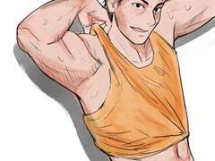 상의탈의하는 정대만