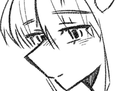 포카 도안을 그리고 있는데