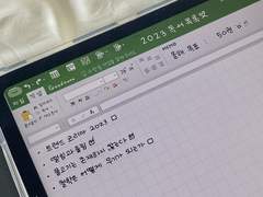 굿노트 엑셀 손그림 속지