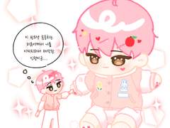 🧸(커미션)솜인형보다 작아진 캐릭터?!