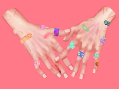 냥팔레트 & 반창고