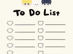 [데못죽/댕뵤] 댕뵤(+뭉게) 투두리스트 떡메모지 도안 무료 배포