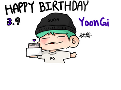 [방탄소년단팬아트-윤기]