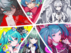 미쿠의 날 여섯 미쿠 일러스트