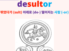 desultory (desultor)