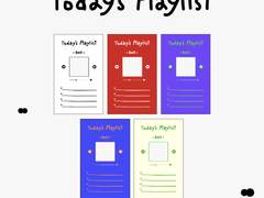 [무료 배포] Today’s Playlist