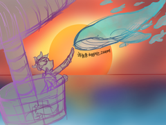 하늘을 해엄치는 고래