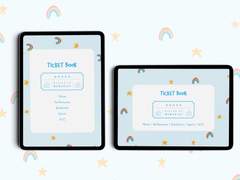 패턴 티켓북(Cyan ver.)