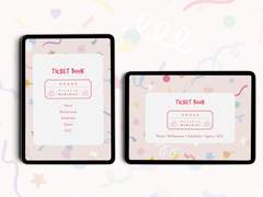 패턴 티켓북(Pink ver.)