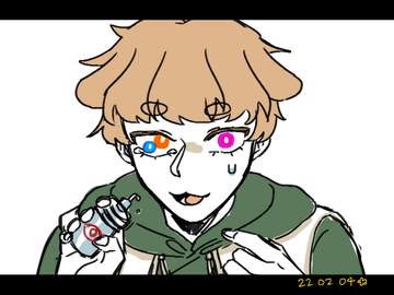 뜰팁 입덕 초반 낙서들