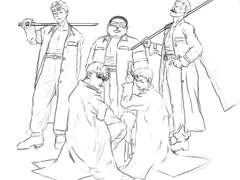 백호군단....(그리다가 체력이 없다....;;