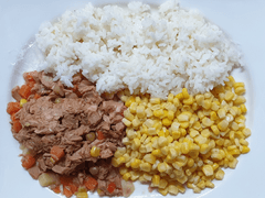 먹방 브베 - 오, 이렇게 먹어도 맛있네~ 야채참치, 옥수수 먹방~