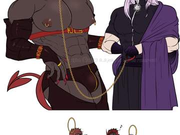 미인공 천사x떡대수 악마