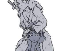 귀멸 샤바나남매 보고 뽕찬 망령타케야와 쿠쿠치