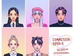증명사진/증사 (두상,LD) 커미션 오픈합니다.