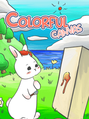 Colorful Canvas Coloring Sheet