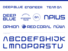 [무표 배포] NPIUS 커스텀 타입 로고 굿노트 스티커