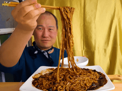 먹방 브베 - 꿀꿀한 기분은 팔도짜장면으로 날려버렷! 팔도짜장면 먹방~