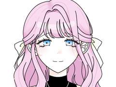 물멱 여캐only 정면 두상 커미션